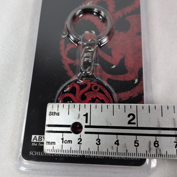 NEW AbyStyle Game of Thrones Targaryen YOU WIN YOU DIE Keychain Keyring - Picture 10 of 10
